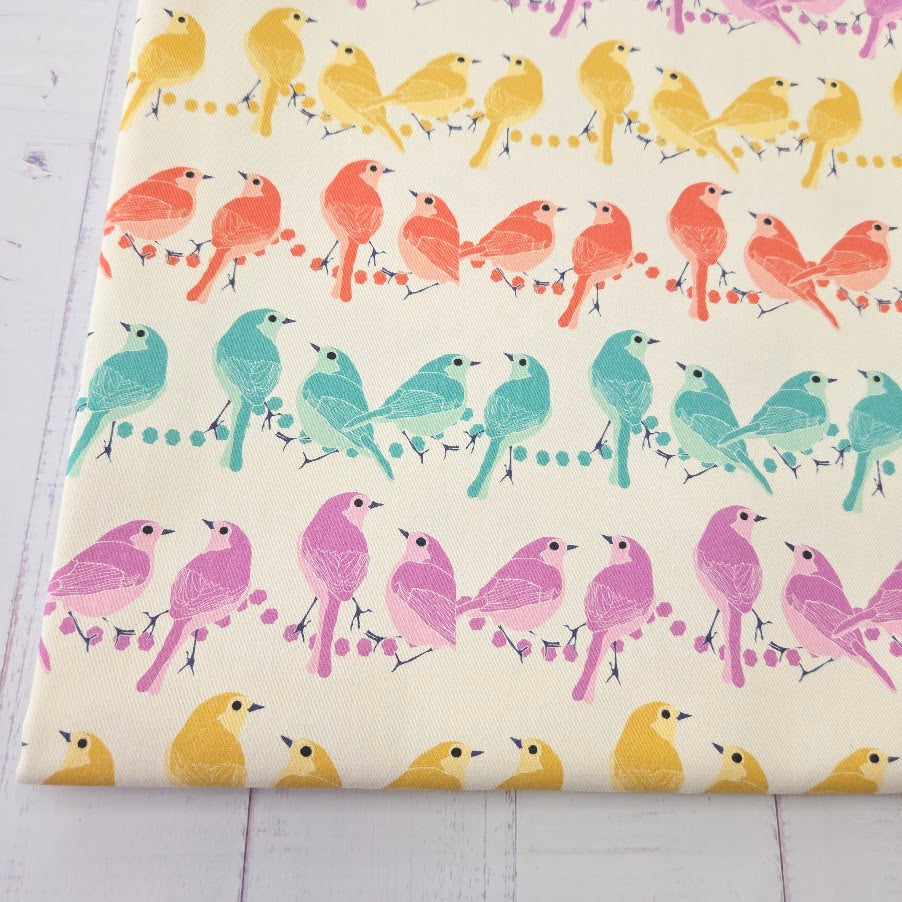 MYO Design - Twill Canvas - Rainbow Birds