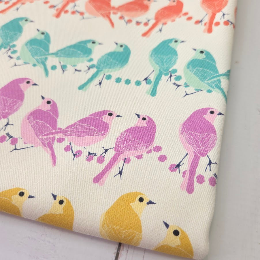 MYO Design - Twill Canvas - Rainbow Birds