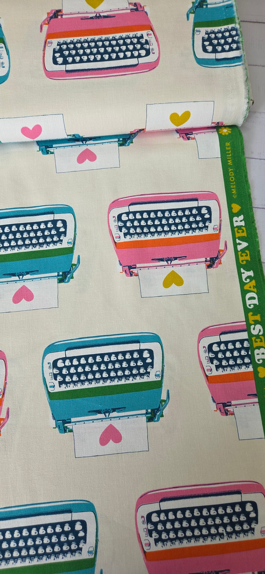Ruby Star Society - Canvas - Best day ever - Typewriters natural