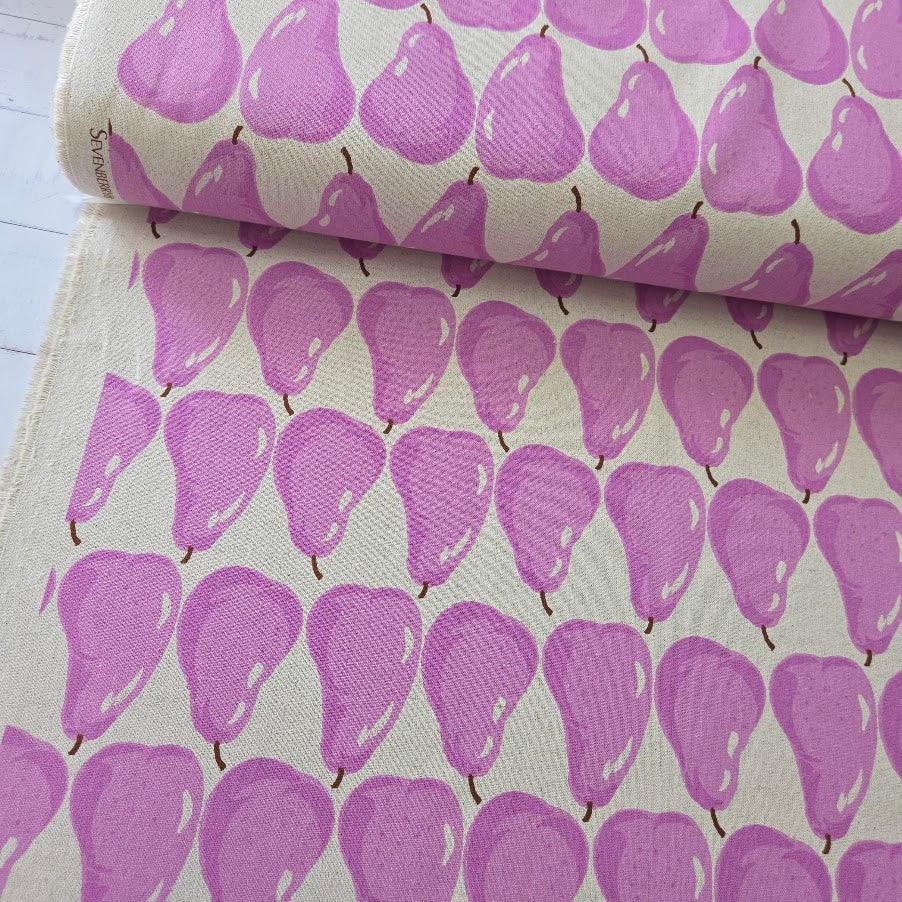 Sevenberry Canvas - Summer Pears - purple