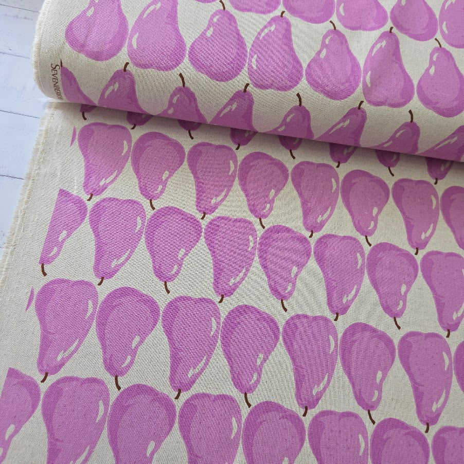 Sevenberry Canvas - Summer Pears - purple