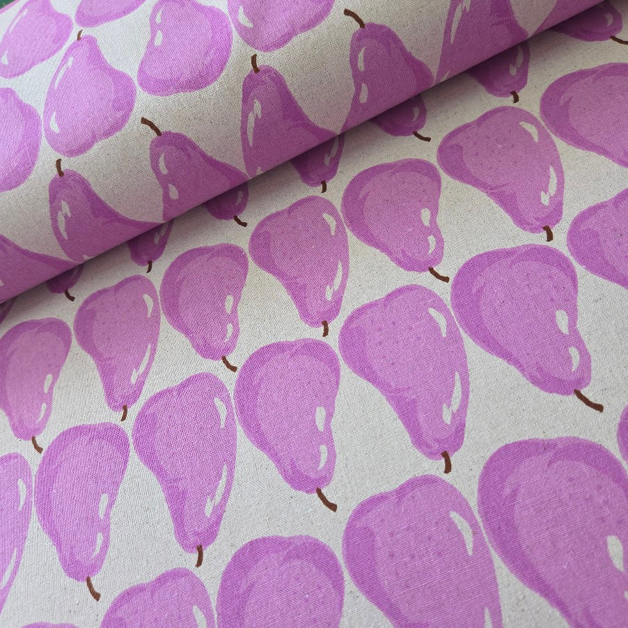 Sevenberry Canvas - Summer Pears - purple