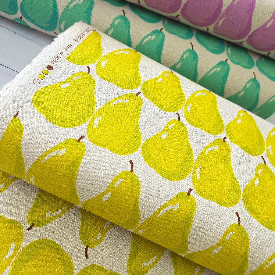 Sevenberry Canvas - Summer Pears - yellow