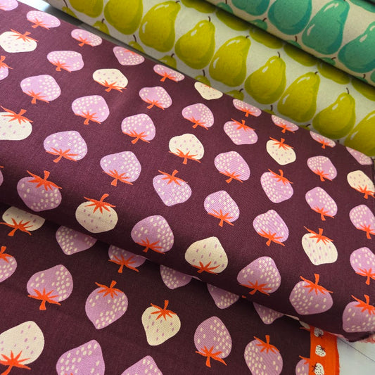 Ruby Star Society - Canvas - Strawberry - deep plum