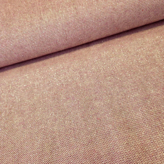 Canvas "David" - melierter Uni Glitzer Canvas von Swafing altrosa