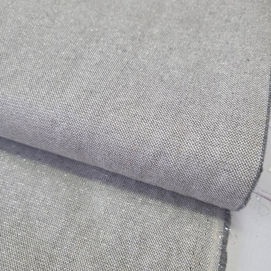 Canvas "David" - melierter Uni Glitzer Canvas von Swafing hellgrau