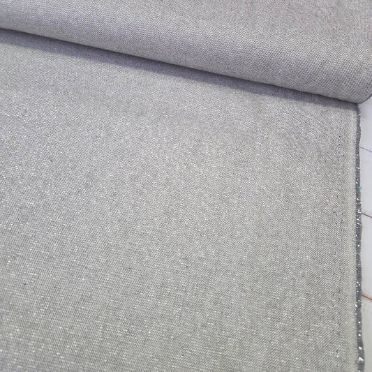Canvas "David" - melierter Uni Glitzer Canvas von Swafing hellgrau