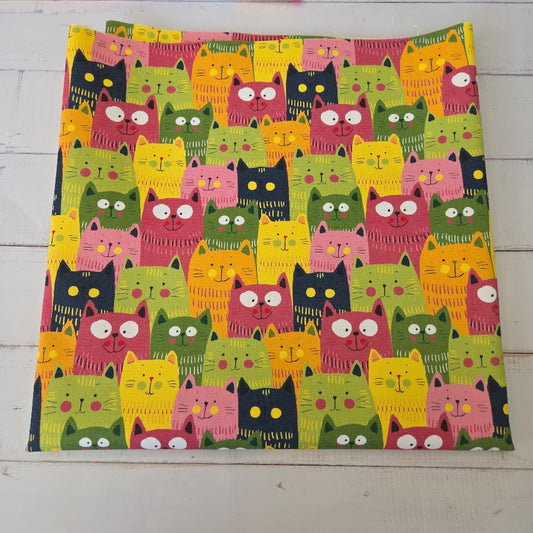 MYO Design - Twill Canvas - Katzen green+berry