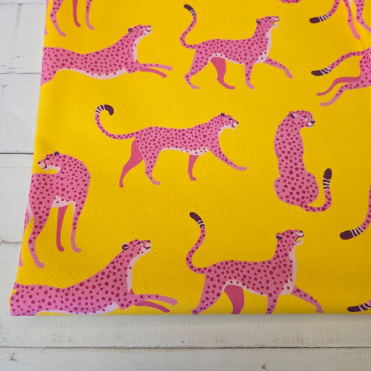 MYO Design - Twill Canvas - Pink Cheetah