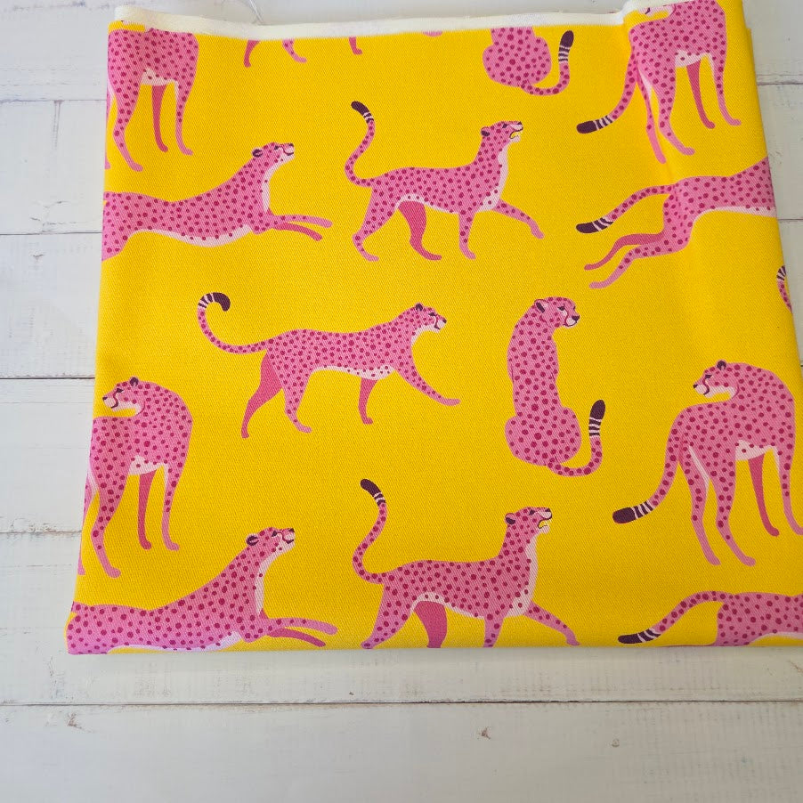 MYO Design - Twill Canvas - Pink Cheetah