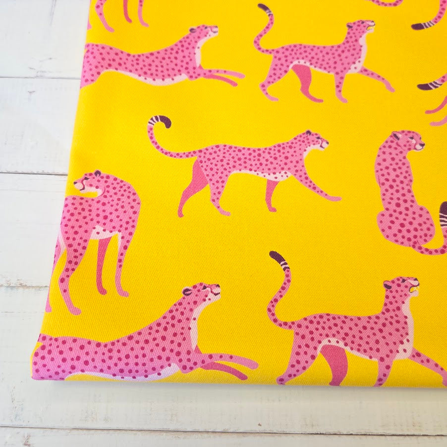 MYO Design - Twill Canvas - Pink Cheetah