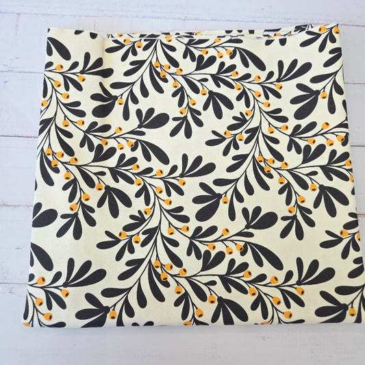 MYO Design - Twill Canvas - Berry Branch - black