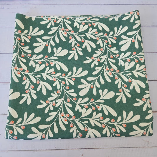 MYO Design - Twill Canvas - Berry Branch - green