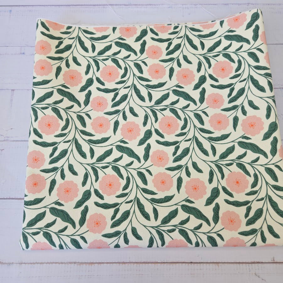 MYO Design - Twill Canvas - Daisy Blooms - rose