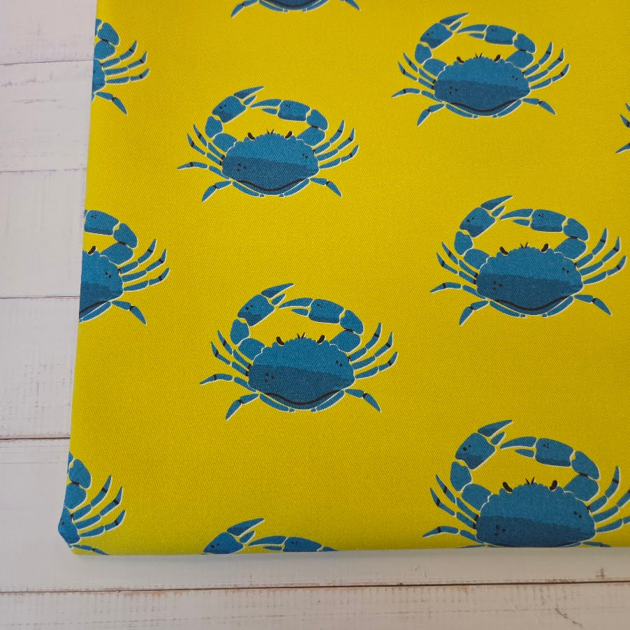 MYO Design - Twill Canvas - Colourful Sealife - Krabben
