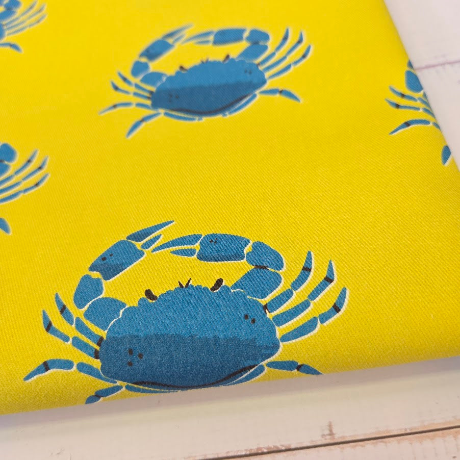 MYO Design - Twill Canvas - Colourful Sealife - Krabben