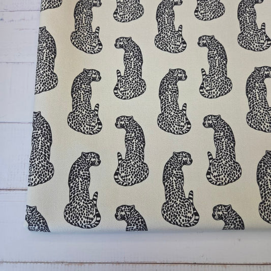 MYO Design - Twill Canvas - Cheetah white