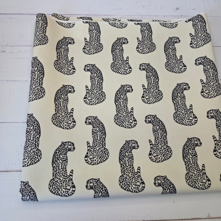MYO Design - Twill Canvas - Cheetah white