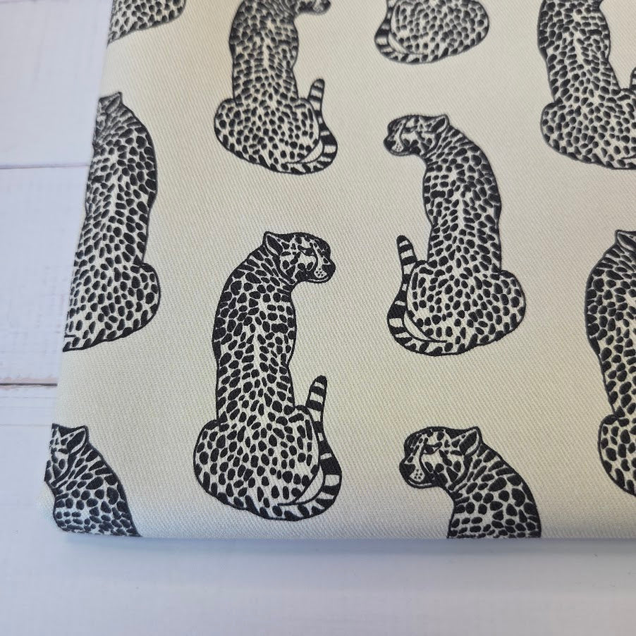 MYO Design - Twill Canvas - Cheetah white