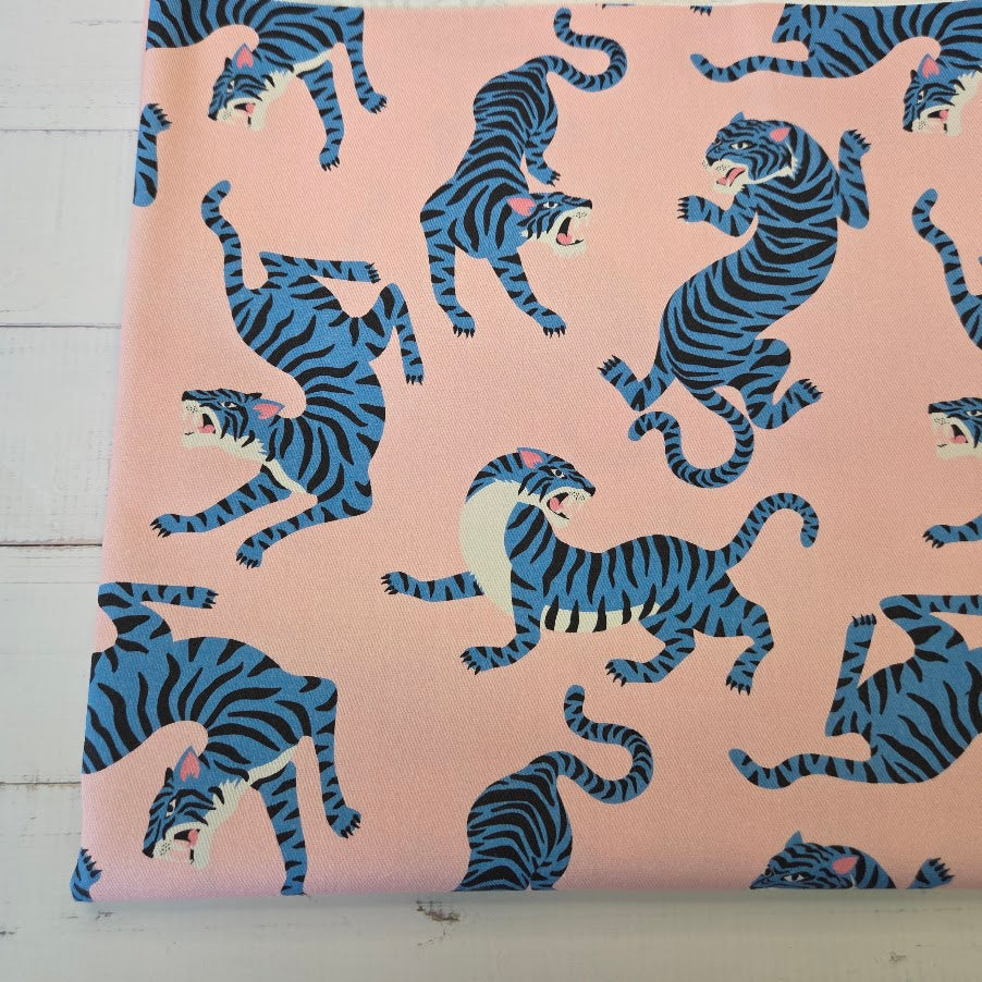 MYO Design - Twill Canvas - Blue Tiger
