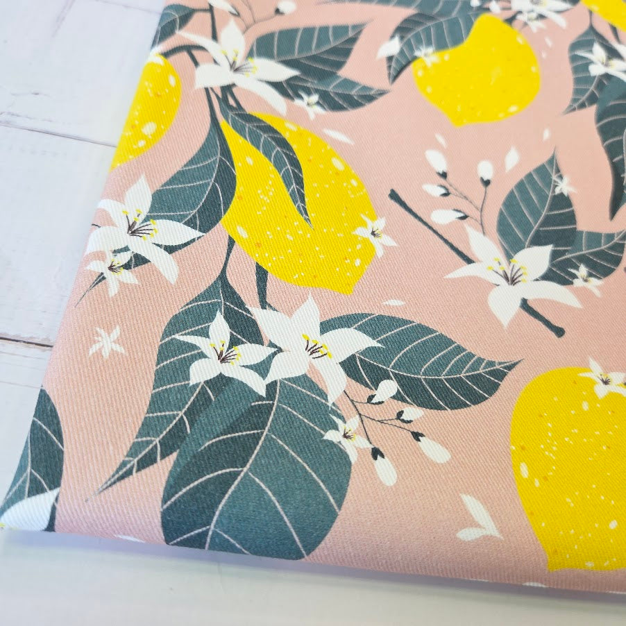 MYO Design - Twill Canvas - Lemon Tree rose