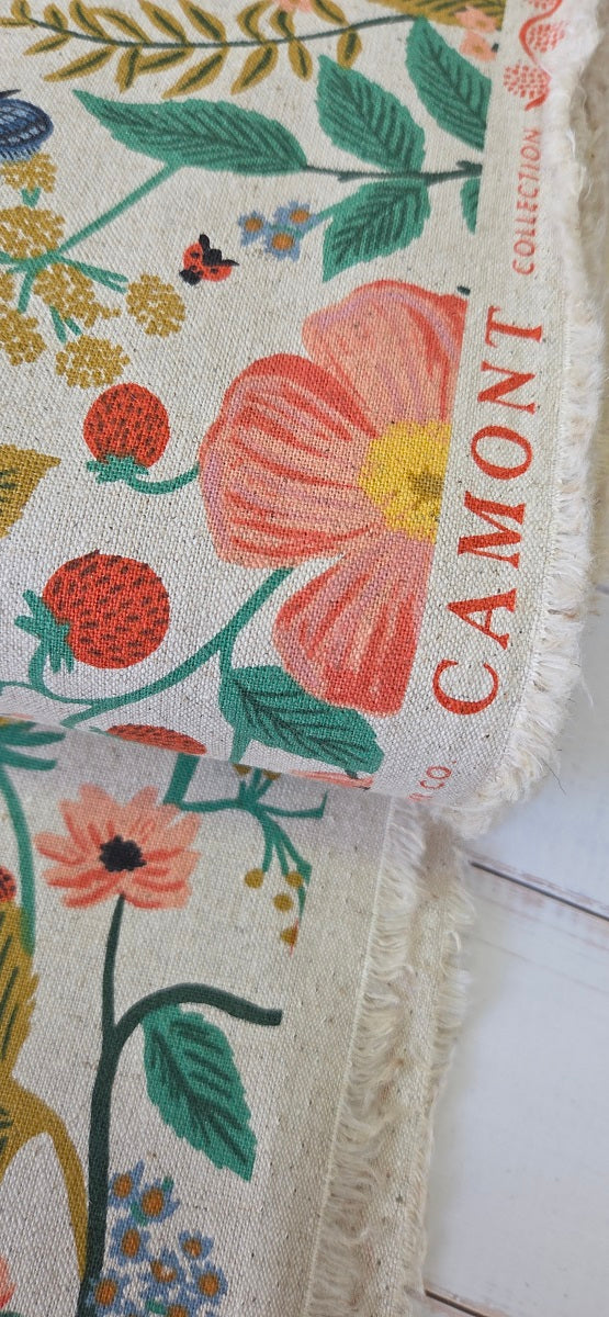 Cotton and Steel - Canvas - Camont - Poppy Fields - natural
