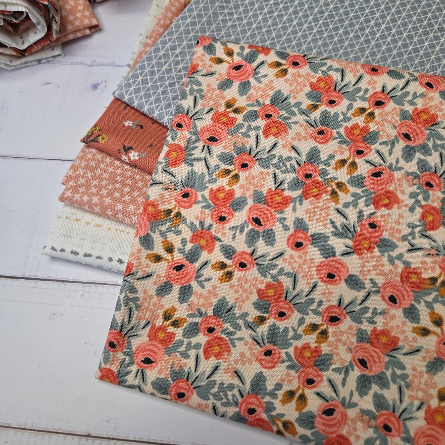 Fatquarter Set - Rifle Paper Les Fleurs - Rose