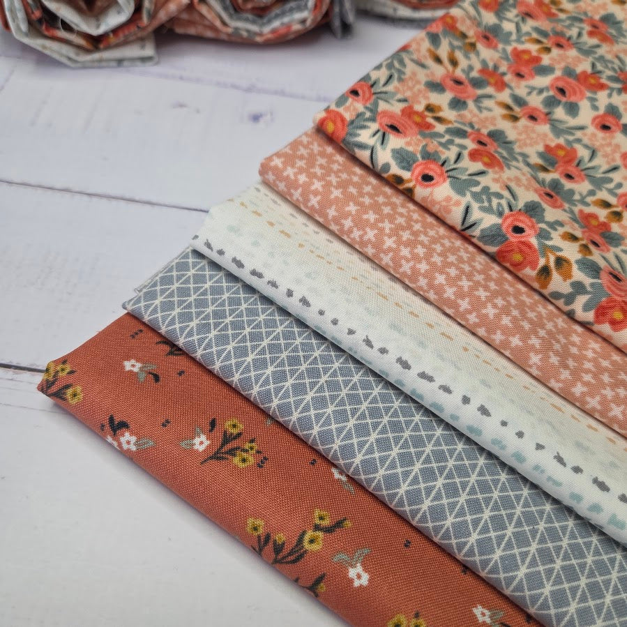 Fatquarter Set - Rifle Paper Les Fleurs - Rose