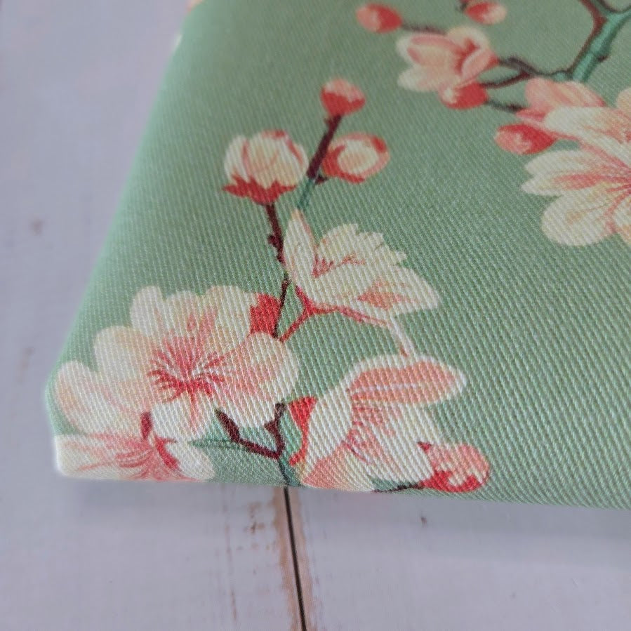 MYO Design - Twill Canvas - Cherry Blossom Branch - mintgrün