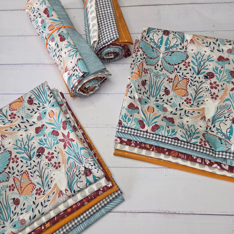 Fatquarter Set - Cloud9 - Eventide Meadow - grey