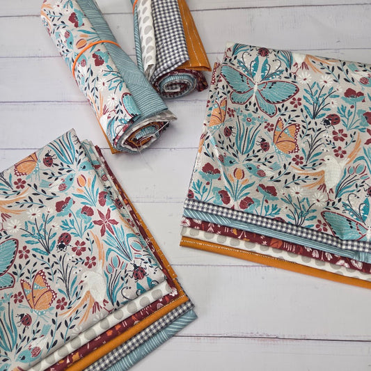 Fatquarter Set - Cloud9 - Eventide Meadow - grey