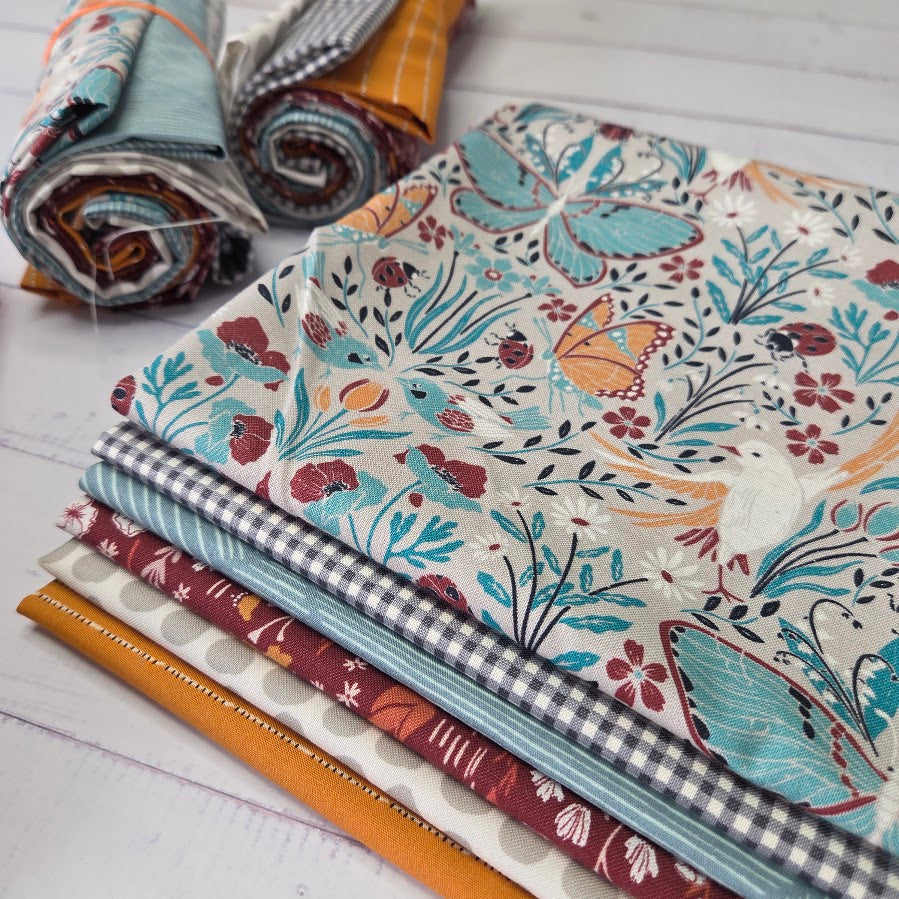 Fatquarter Set - Cloud9 - Eventide Meadow - grey