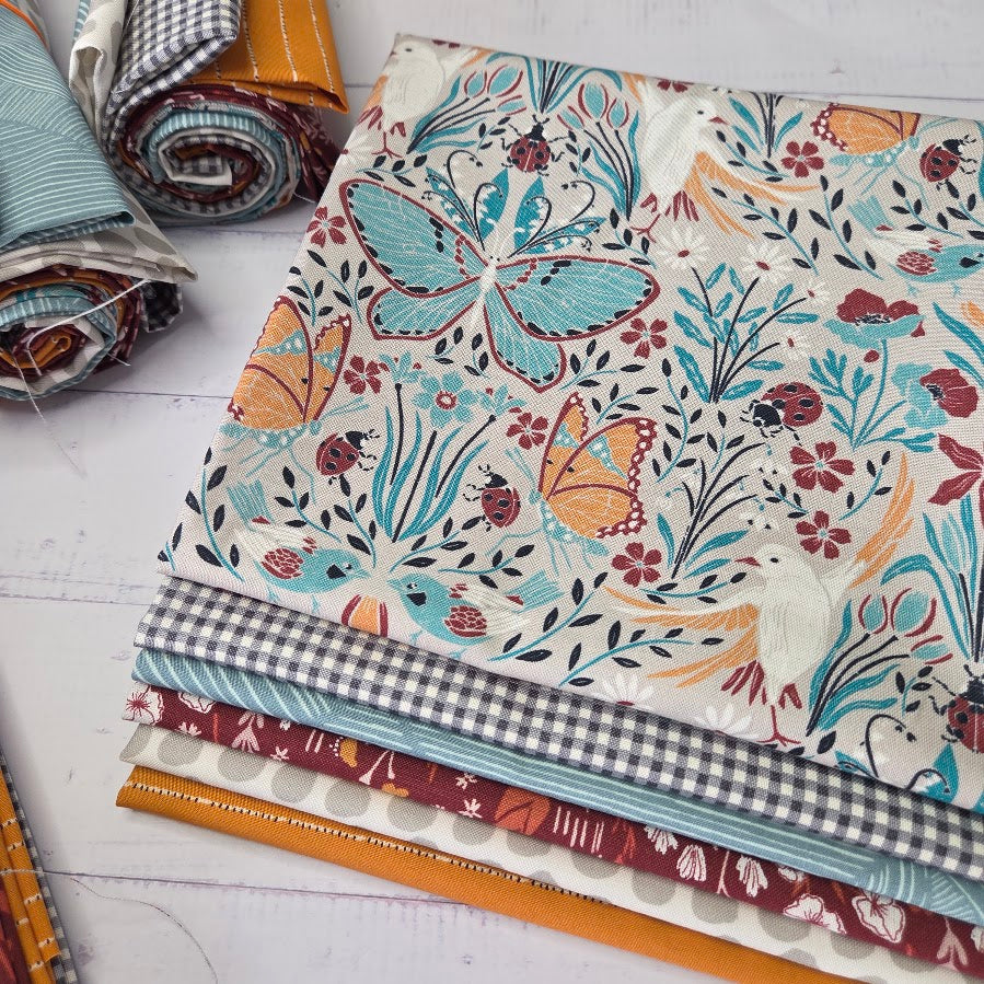 Fatquarter Set - Cloud9 - Eventide Meadow - grey
