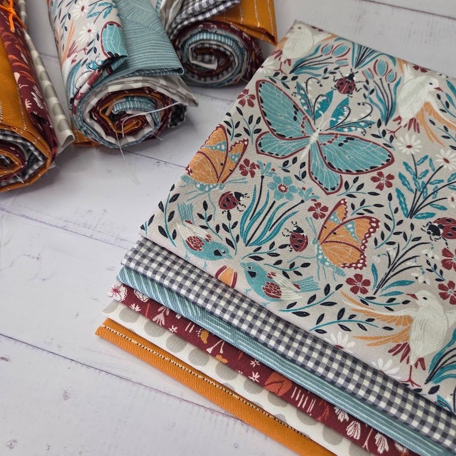 Fatquarter Set - Cloud9 - Eventide Meadow - grey