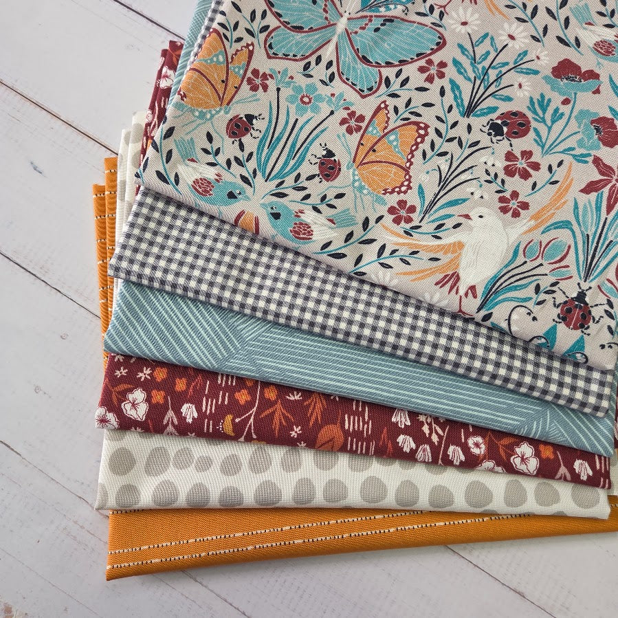 Fatquarter Set - Cloud9 - Eventide Meadow - grey