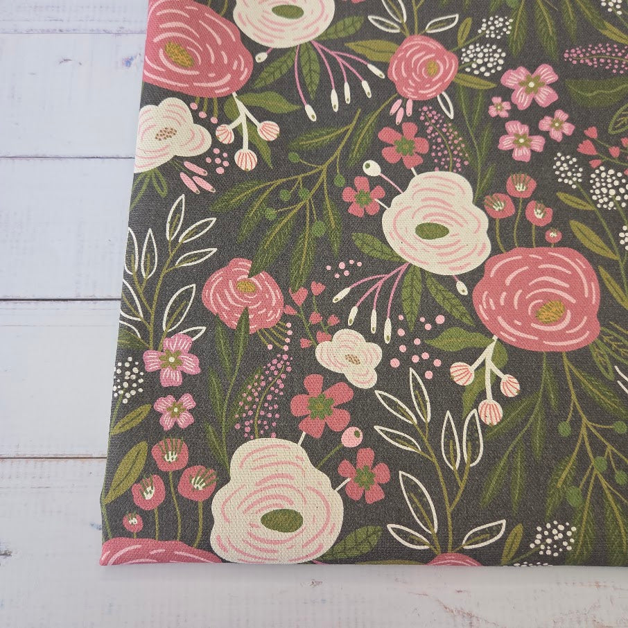 MYO Design - Unbleached Cotton Canvas - Wildrosen olive