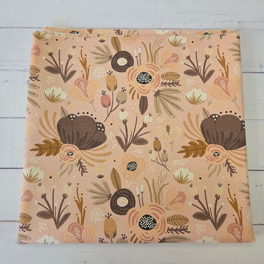 MYO Design - Unbleached Cotton Canvas - Flowerfield nude