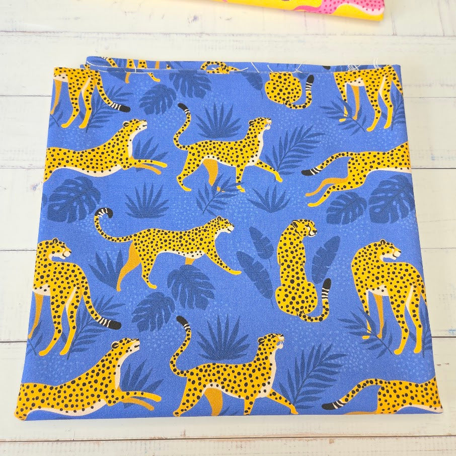 MYO Design - Twill Canvas - Cheetah blue