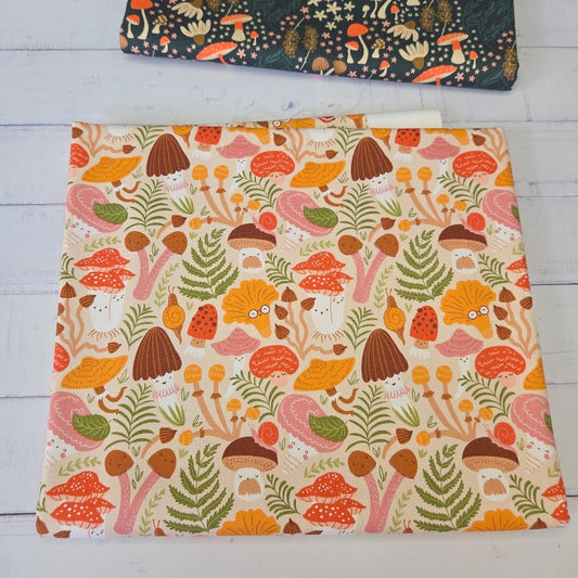 MYO Design - Twill Canvas - Mushrooms Autumn