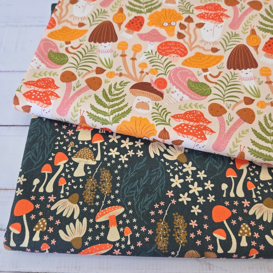 MYO Design - Twill Canvas - Mushrooms Autumn