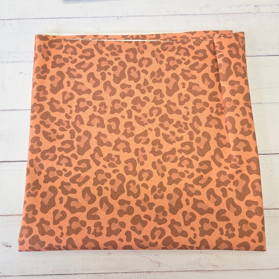 MYO Design - Twill Canvas - Leopard - coral