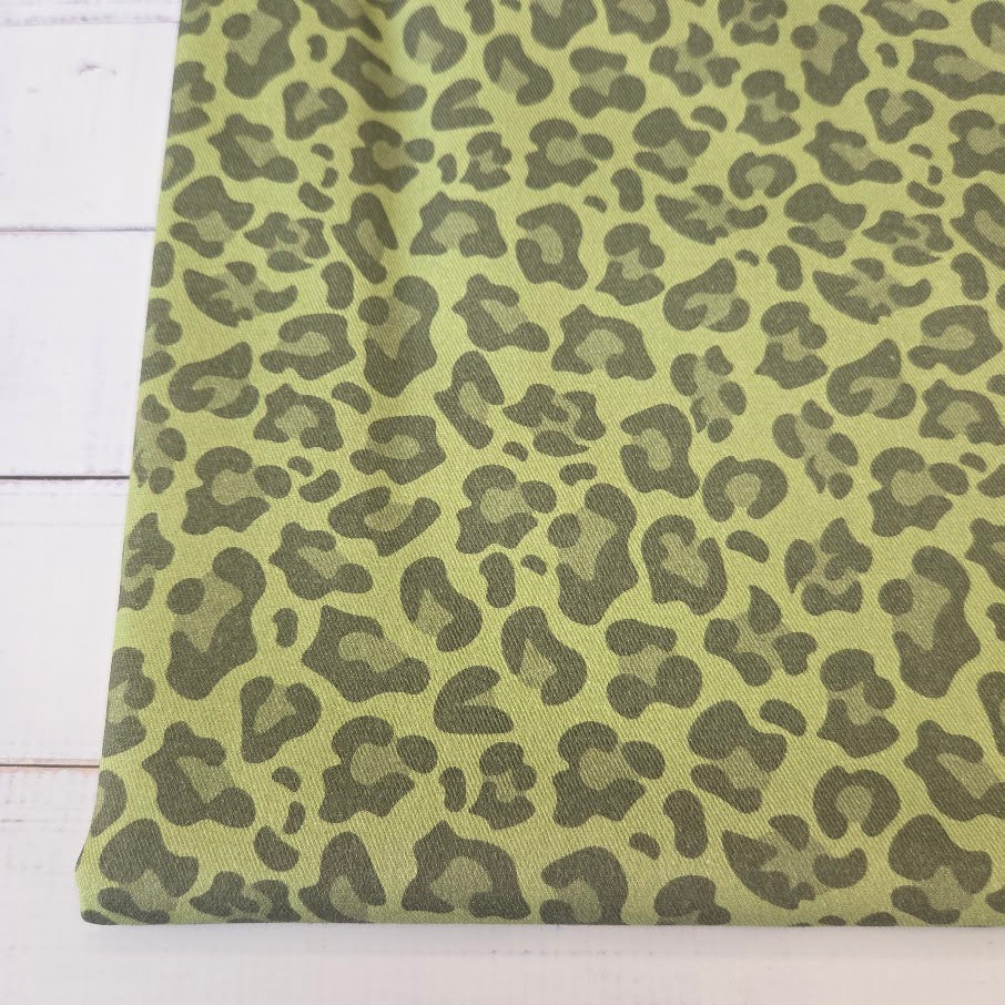 MYO Design - Twill Canvas - Leopard - olive