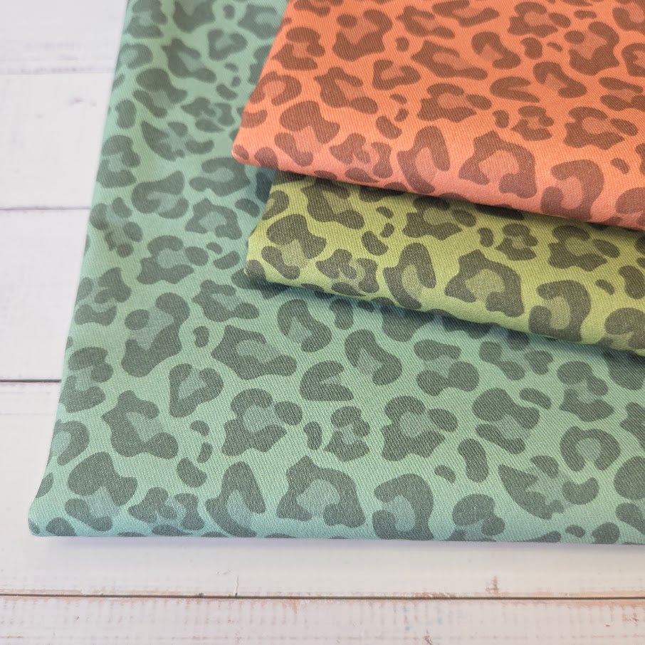 MYO Design - Twill Canvas - Leopard - olive