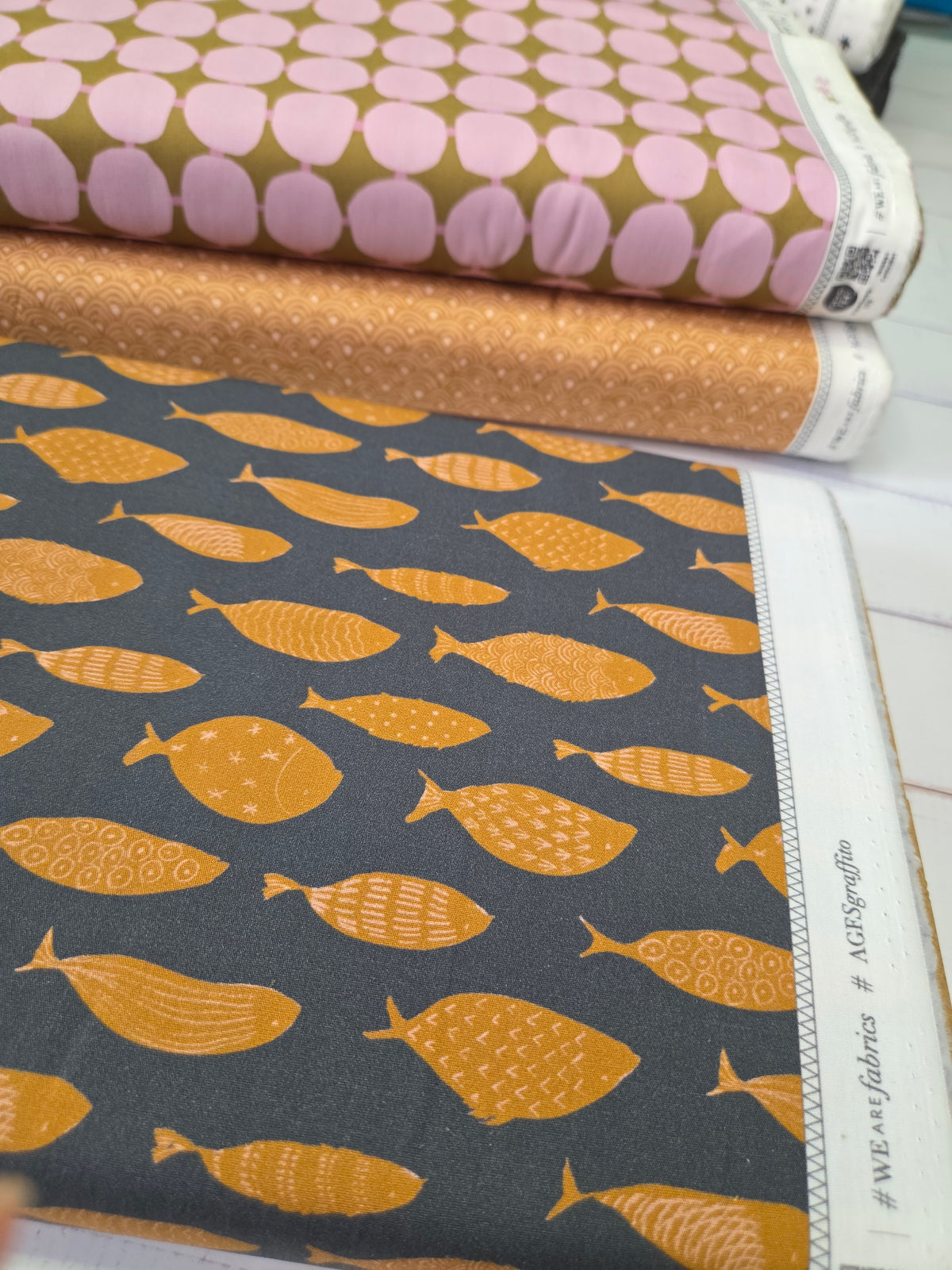Art Gallery - Sgraffito - Ripple Dance ochre