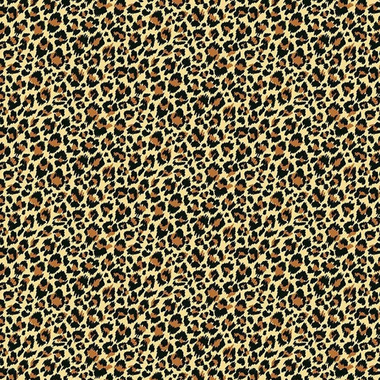 Makower - Around the World - Leopard yellow