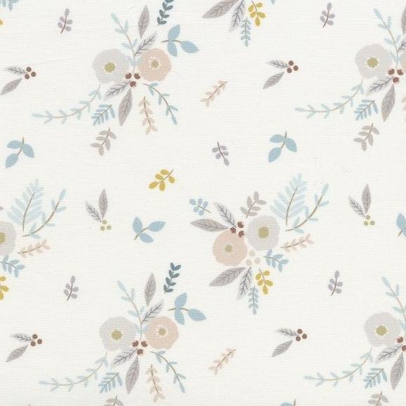 Moda - Little Ducklings - Floral Bouquet white