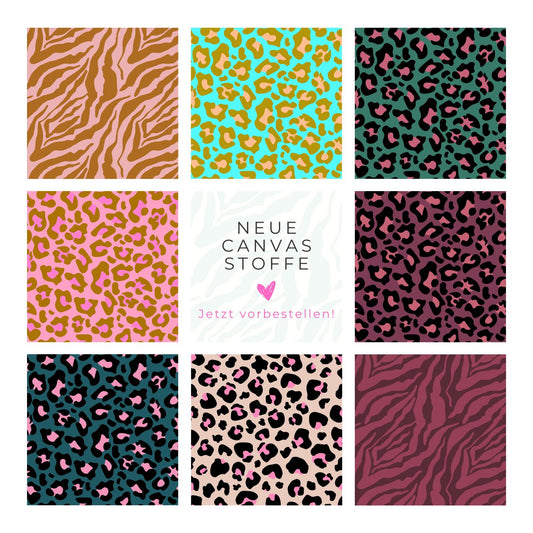 Vorbestellung: MYO Design Canvas - Leo & Zebra - multi