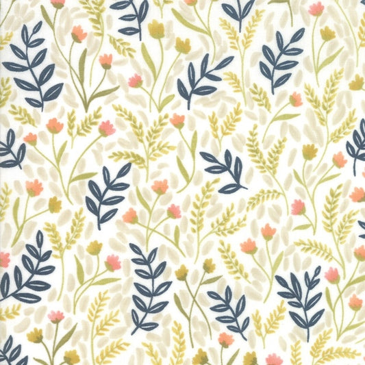 Golden Rod - Meadow Floral - white - Moda Fabrics von One Canoe Two