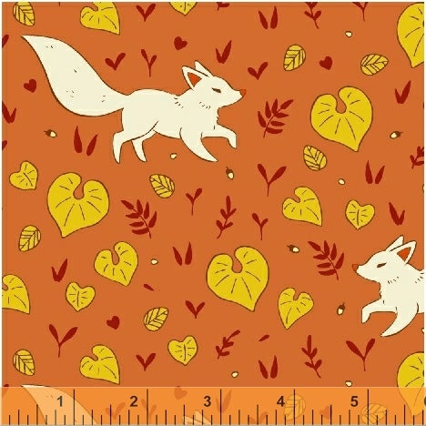 Windham Fabrics - Forest Spirit - Füchse orangerot