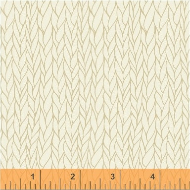 Windham Fabrics - Knit and Purl - Stitch - vanilla